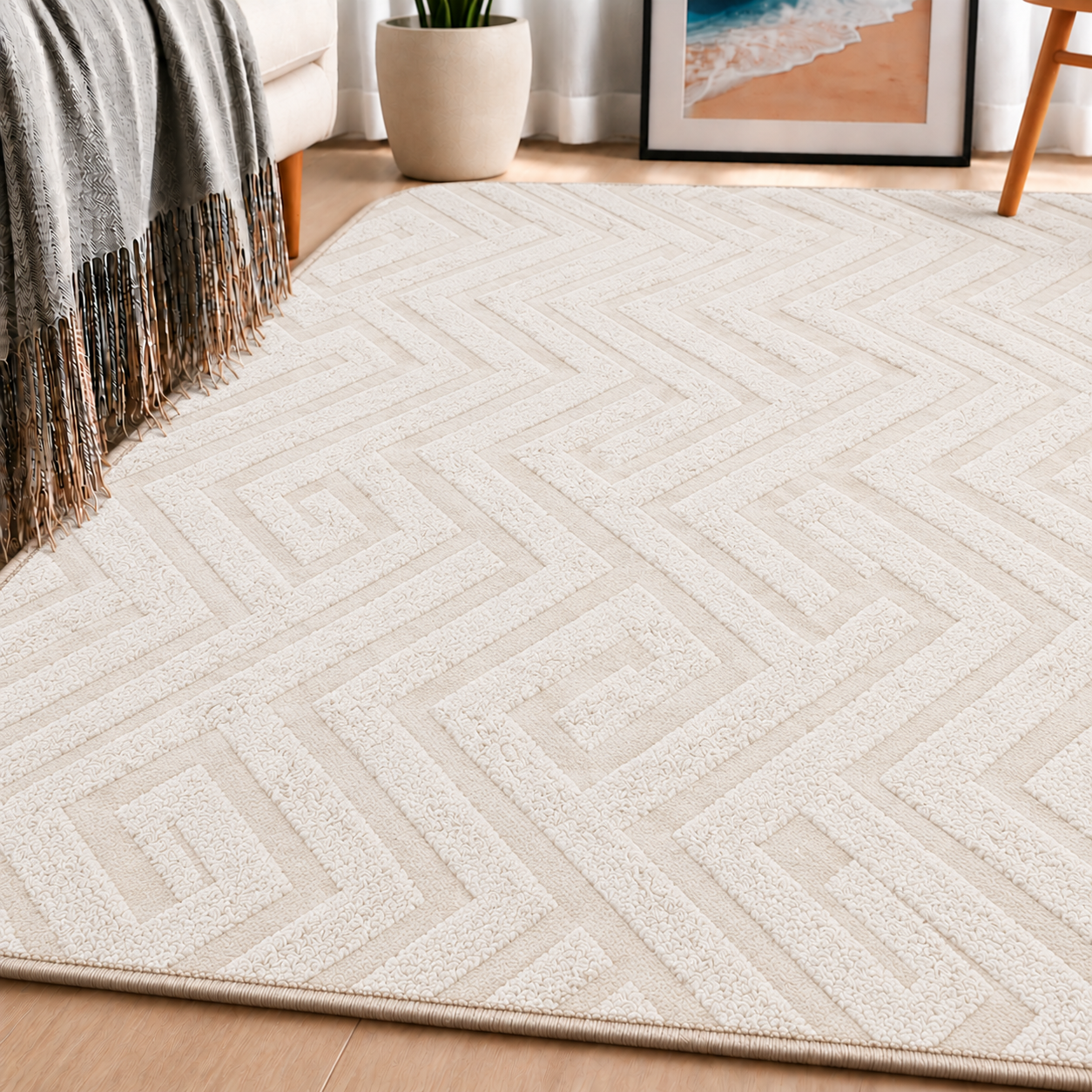 Alfombra Argentina Beige # 17