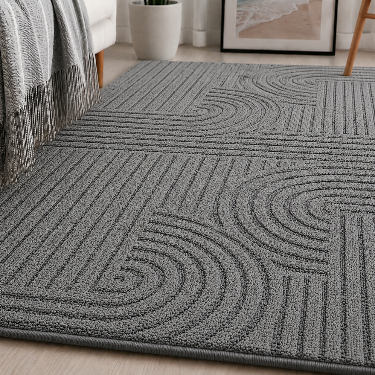 Alfombra Argentina Gris oscura