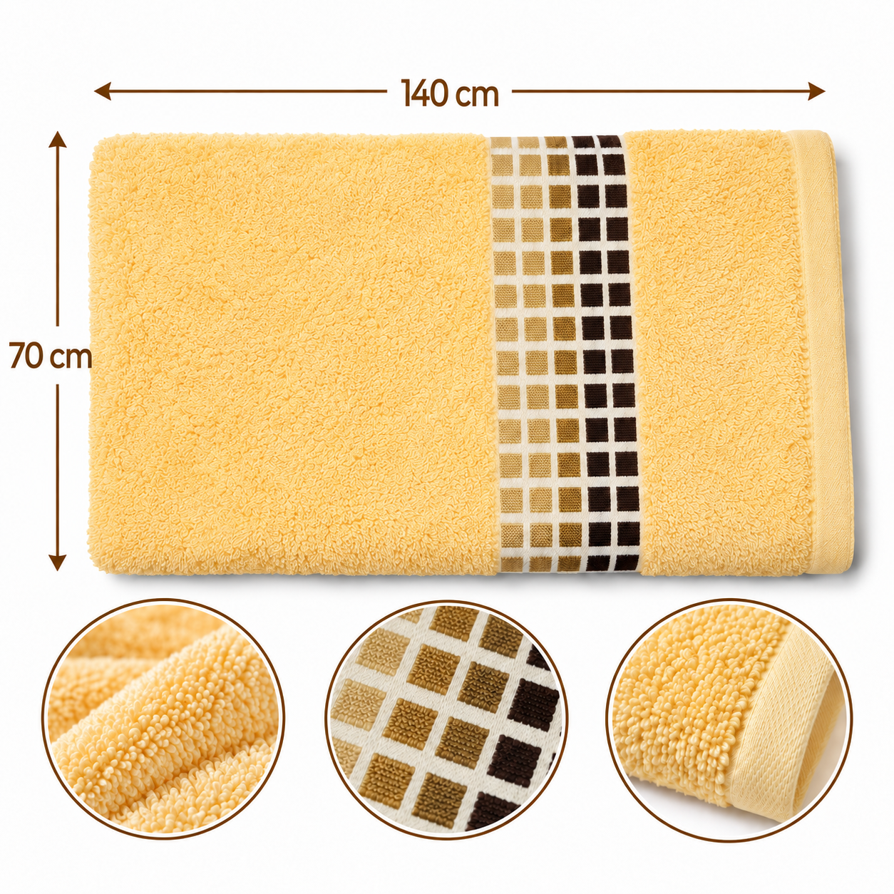 Toalla Nordica 500gr Crema