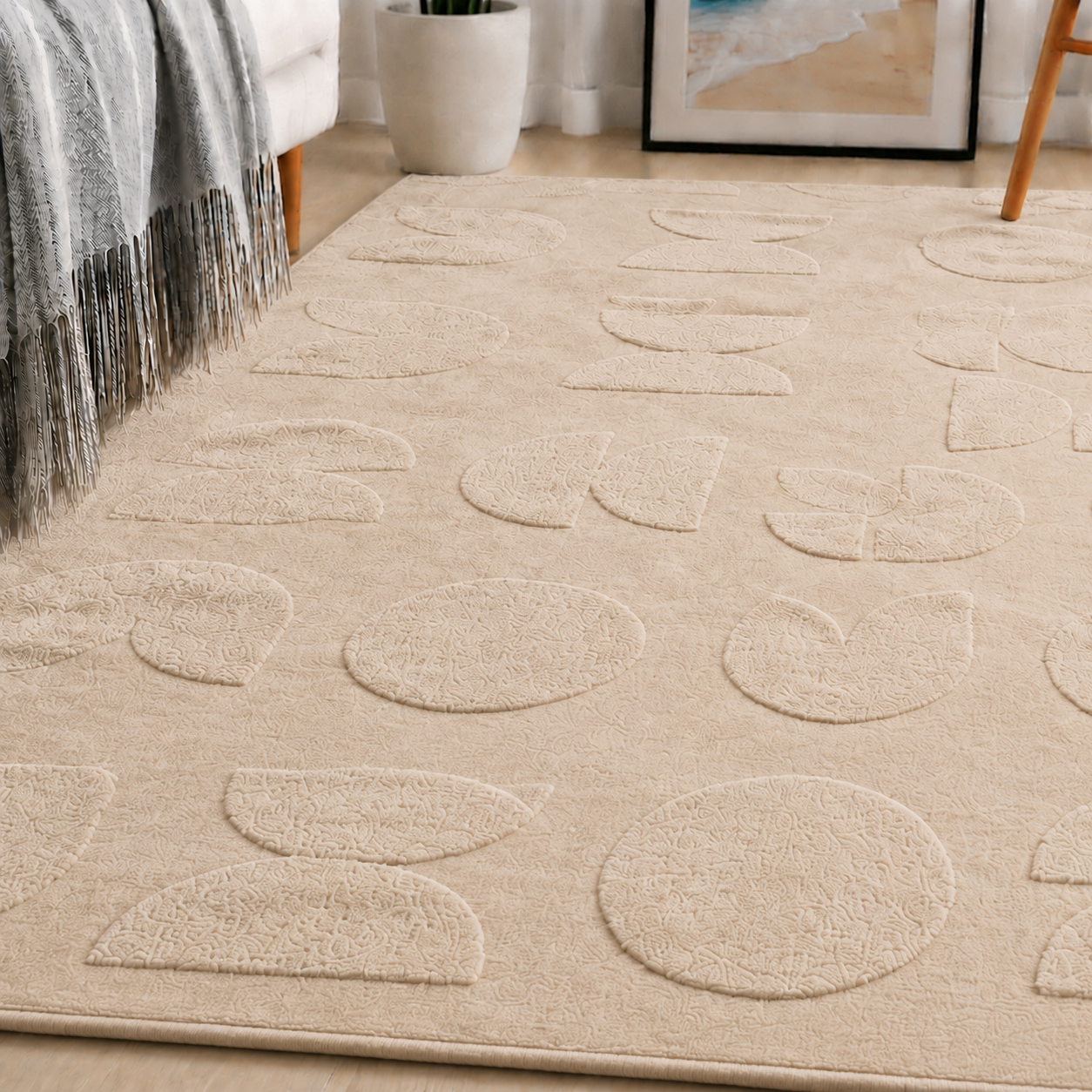 Alfombra Argentina  Arena Geometrica