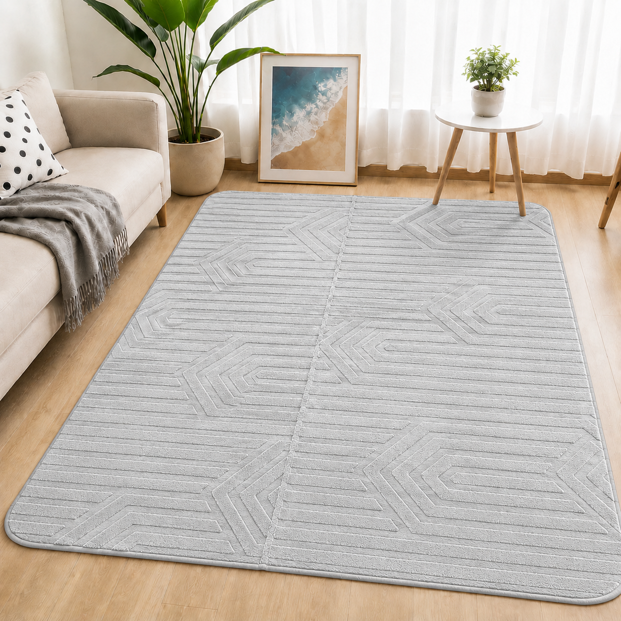 Alfombra Argentina Torres Gris Clara