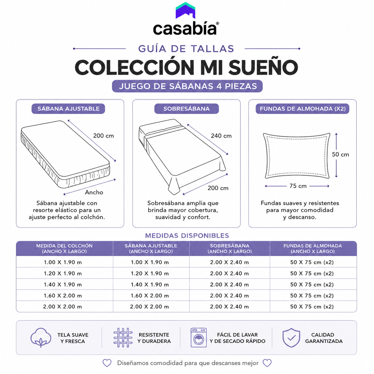 Sábana Colección Mi Sueño