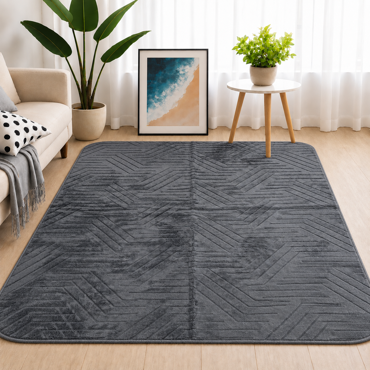 Alfombra Argentina Gris Oscuro # 10